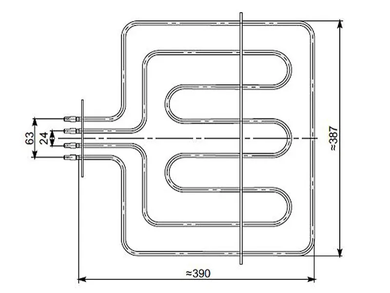 GREJAČ RERNE GORENJE 2000/950W (ŠIRI) S-4008 - Image 2