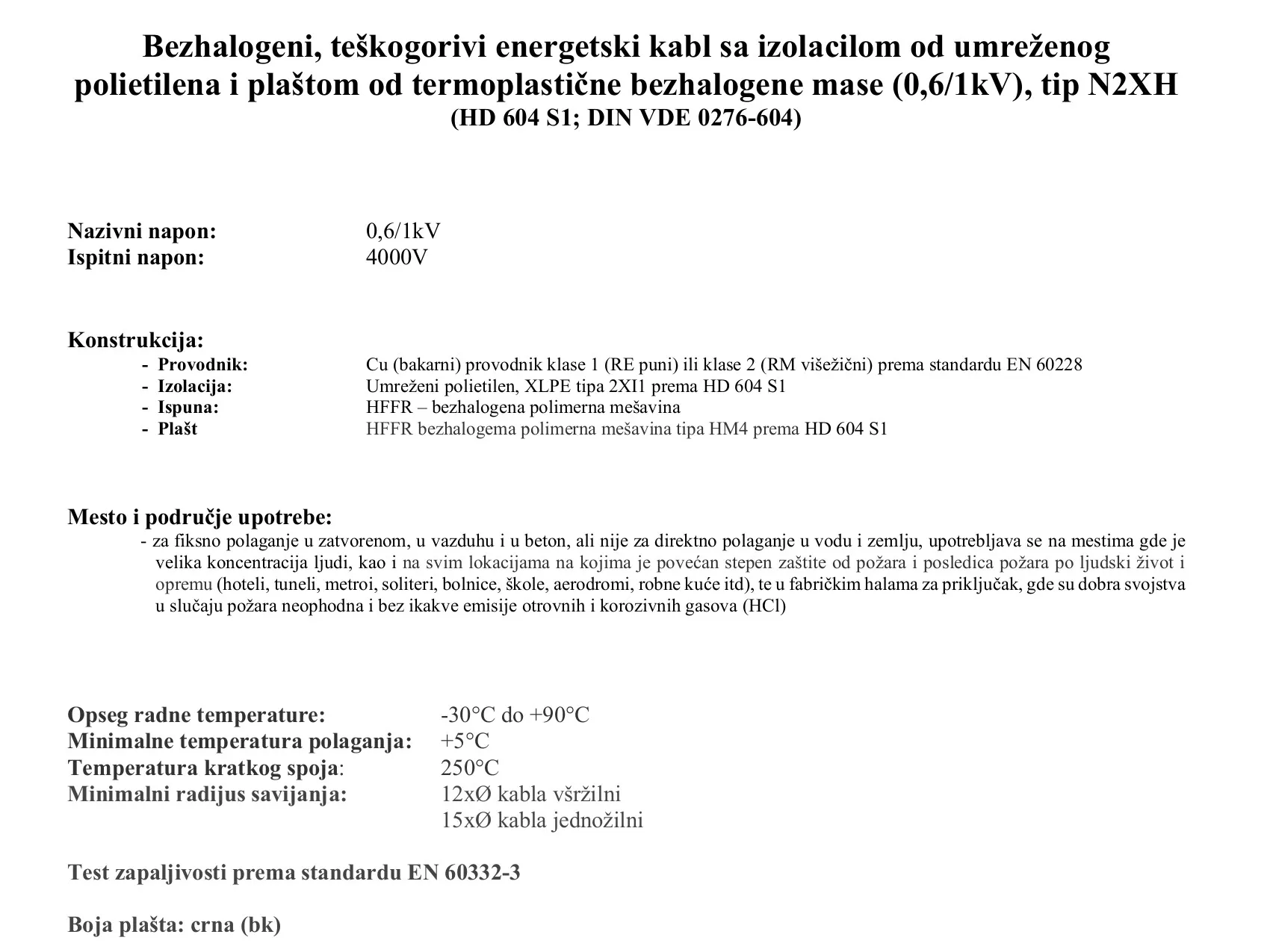 KABL N2XH 2x1,5 - Image 2