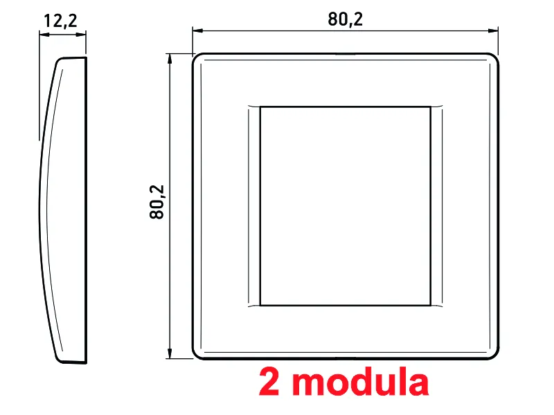 6502.0 ALING MODE MASKA 2M BELA - Image 2