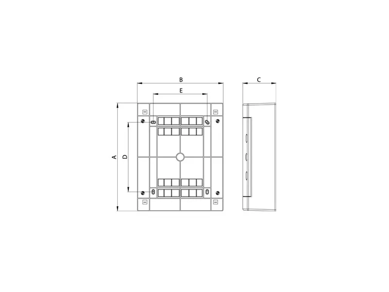 TEHNOPLAST C NAZIDNA JEDNOREDNA TABLA N4 3000003 - Image 2