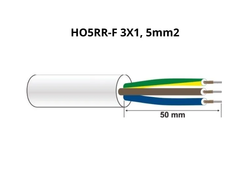 PRIKLJUČNI KABAL 3x1.5mm GG/J 2 met. M-T - Image 3