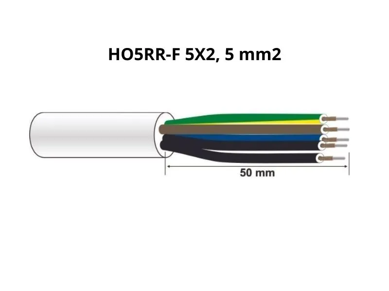 PRIKLJUČNI KABAL 5x2.5 mm GG/J 3met. M-T - Image 2