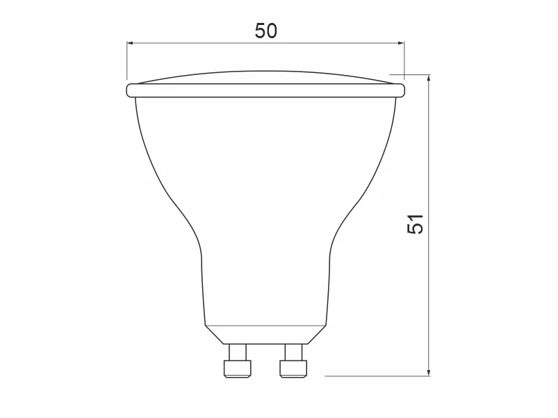 SIJALICA LED GU10 GTV 5W 400lm 6400K G-TECH GT-PC5010-64 - Image 2