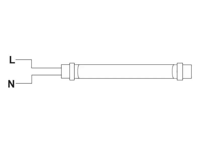 LED CEV SINGLE END AURA 22W 6000K 1980lm 1500mm 50865 - Image 2