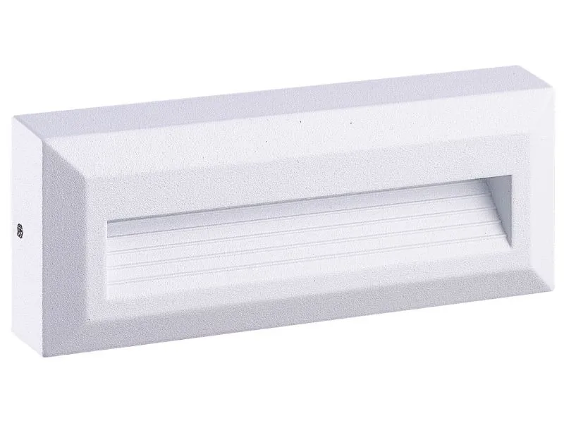 SVETILJKA FASADNA ZIDNA PRAVUGAONIK SOLED IP54 LED 3W BELA GRW2956-W