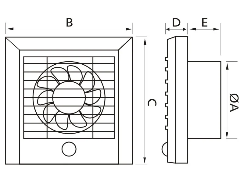 VENTILATOR KUPATILSKI MTG A100-AK-PP - Image 2