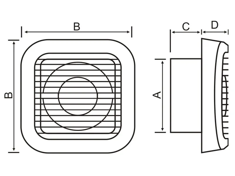 VENTILATOR KUPATILSKI MTG A100N-P - Image 4