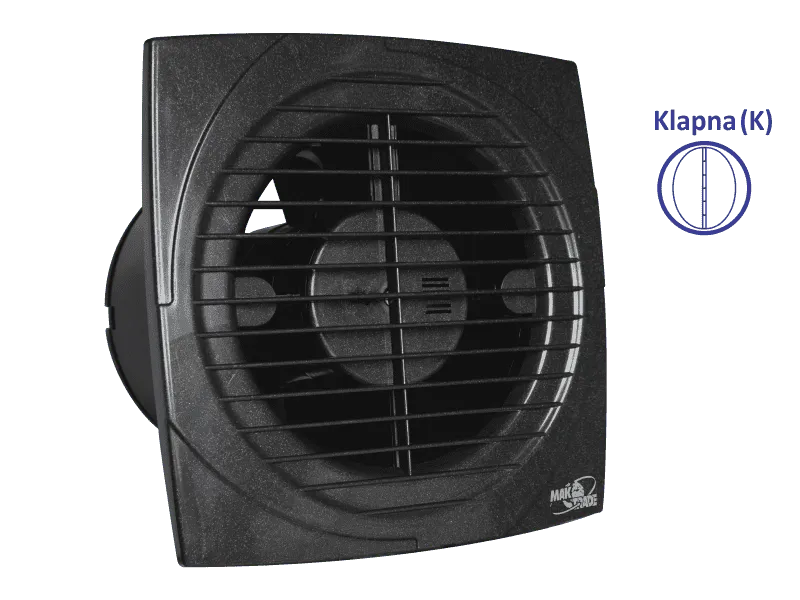 VENTILATOR KUPATILSKI MTG A100S-K ANTRACIT