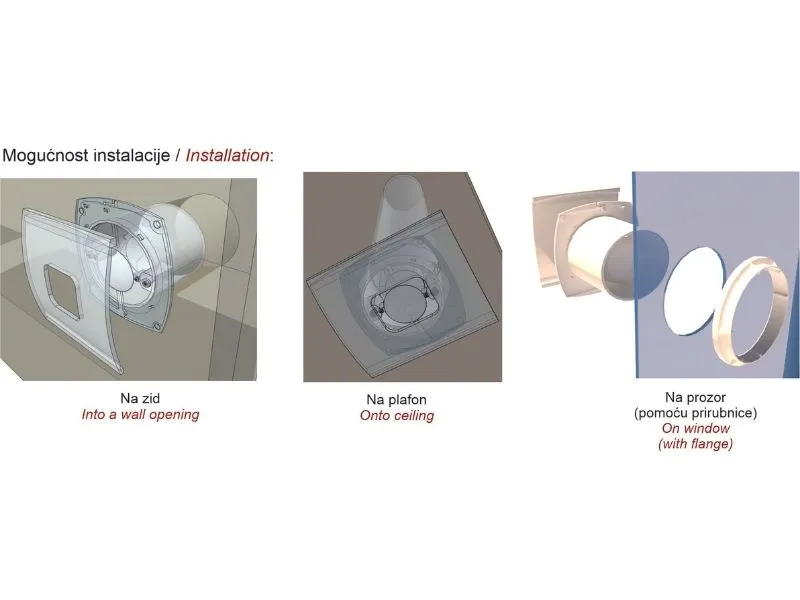 VENTILATOR KUPATILSKI MTG A120SXS-KP SILVER - Image 4