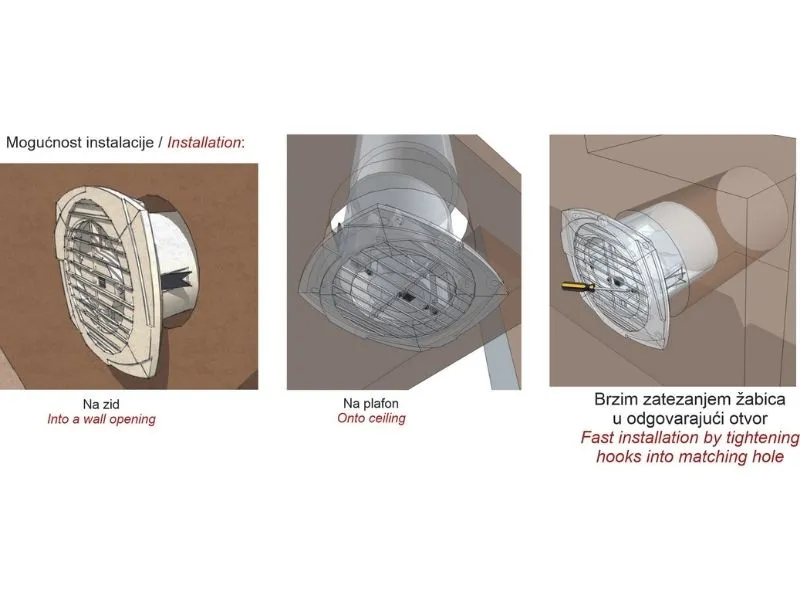 VENTILATOR KUPATILSKI MTG A100-T - Image 3