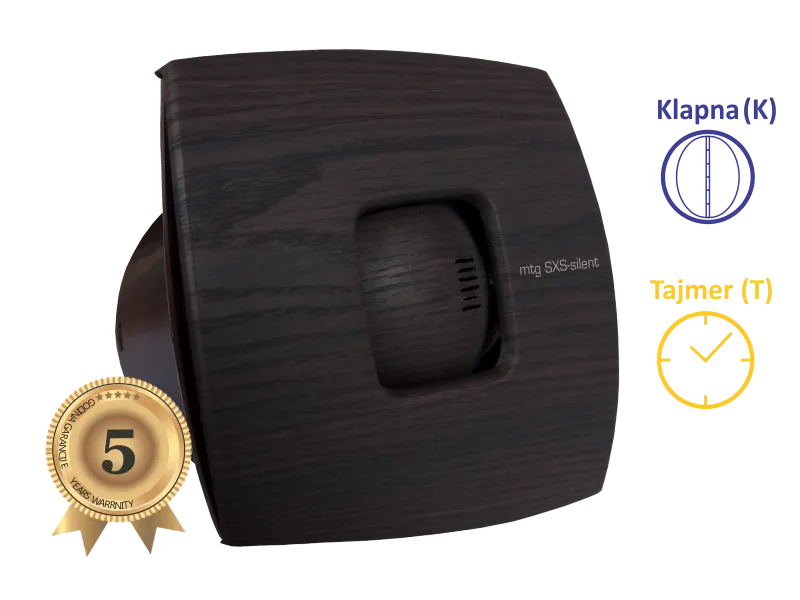 VENTILATOR KUPATILSKI MTG A120SXS-T TAMNO DRVO