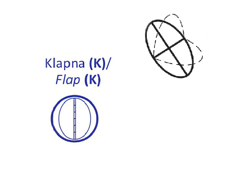 KLAPNA ASPIRATORA KRUG fi 100 - Image 3