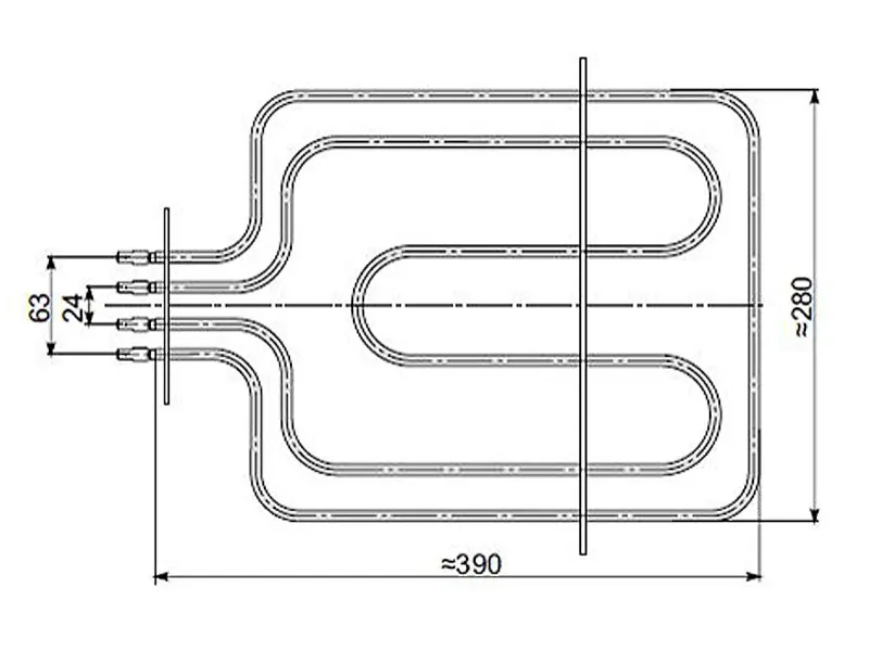 GREJAČ RERNE GORENJE 2000/900W (UŽI) S-4007 - Image 2